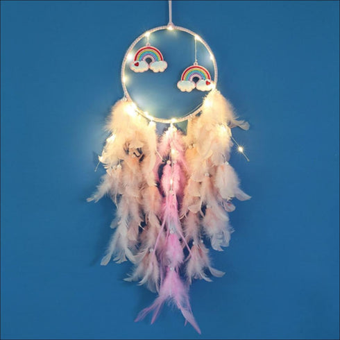 Rainbow led dreamcatcher - Uncommongifts.in